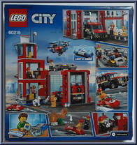 Fire Station from City - Box Sets manufactured by Lego [Back]