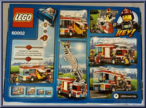 Fire Truck from City - Box Sets manufactured by Lego [Back]