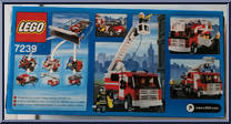 Fire Truck from City - Box Sets manufactured by Lego [Back]