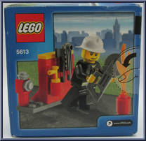 Firefighter from City - Box Sets manufactured by Lego [Back]