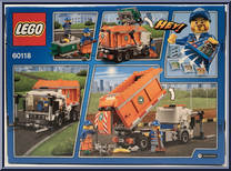 Garbage Truck from City - Box Sets manufactured by Lego [Back]
