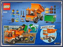 Garbage Truck from City - Box Sets manufactured by Lego [Back]
