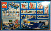Harbor from City - Box Sets manufactured by Lego [Back]