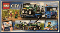 Harvester Transport from City - Box Sets manufactured by Lego [Back]