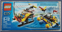 Helicopter and Raft from City - Box Sets manufactured by Lego [Front]