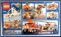 Helicopter Transporter from City - Box Sets manufactured by Lego [Back]