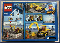 Level Crossing from City - Box Sets manufactured by Lego [Back]
