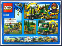 Logging Truck from City - Box Sets manufactured by Lego [Back]