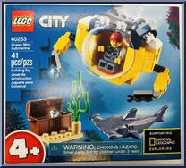 Ocean Mini-Submarine from City - Box Sets manufactured by Lego [Front]