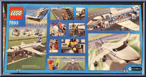 Passenger Plane from City - Box Sets manufactured by Lego [Back]
