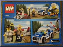 Patrol Car from City - Box Sets manufactured by Lego [Back]