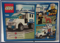 Police Dog Unit from City - Box Sets manufactured by Lego [Back]