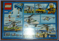 Police Helicopter from City - Box Sets manufactured by Lego [Back]