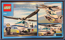 Police Helicopter from City - Box Sets manufactured by Lego [Back]