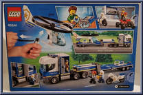 Police Helicopter Transport from City - Box Sets manufactured by Lego [Back]