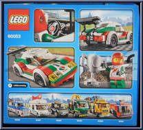Race Car from City - Box Sets manufactured by Lego [Back]