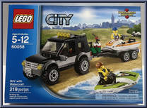 SUV with Watercraft from City - Box Sets manufactured by Lego [Front]