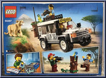 Safari Off-Roader from City - Box Sets manufactured by Lego [Back]