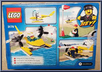 Seaplane from City - Box Sets manufactured by Lego [Back]
