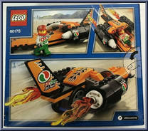 Speed Record Car from City - Box Sets manufactured by Lego [Back]