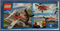 Sports Plane from City - Box Sets manufactured by Lego [Back]