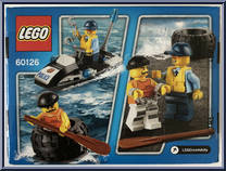 Tire Escape from City - Box Sets manufactured by Lego [Back]