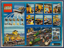 Train Station from City - Box Sets manufactured by Lego [Back]