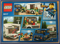 Van and Caravan from City - Box Sets manufactured by Lego [Back]