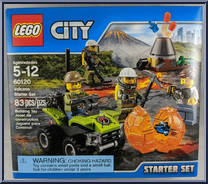 Volcano Starter Set from City - Box Sets manufactured by Lego [Front]