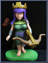 Archer Queen from Clash of Clans - Basic Series manufactured by DC Unlimited [Loose]