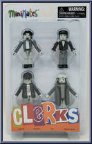 4-Pack (Black & White) from Clerks - Minimates manufactured by Diamond Select [Front]