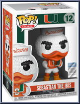 Sebastian the Ibis (University of Miami) from College - Pop! Vinyl Figures manufactured by Funko [Front]