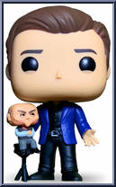 Jeff Dunham and Walter (Blue Jacket) from Comedians - Pop! Vinyl Figures manufactured by Funko [Loose]