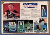 World of Wheels Set (Storage Case) from Construx - Basic Series manufactured by Fisher-Price [Back]