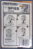 Vegas from Convertors - New Spies manufactured by Select [Back]