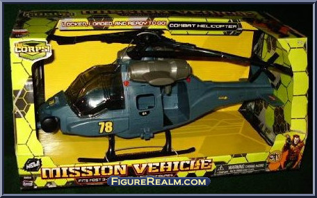 Combat Helicopter - Corps! - Mission Vehicles - Lanard Toys Action Figure