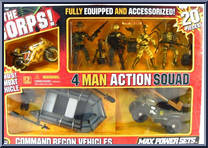 4 Man Action Squad / Command Recon Vehicles Action Figure