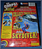 Skydiver from Corps! - Extreme Adventure manufactured by Lanard Toys [Back]