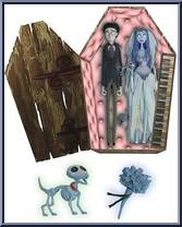 Emily & Victor (Coffin Set) from Corpse Bride - 16" Scale Deluxe Sets manufactured by Jun Planning [Loose]