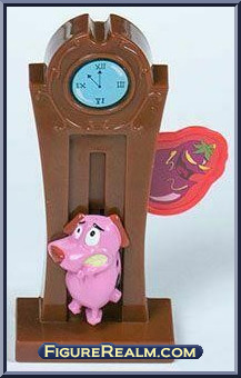 Courage Scaredy Clock The
