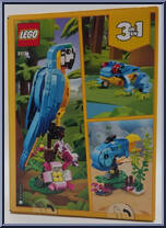Exotic Parrot from Creator - 3 in 1 manufactured by Lego [Back]