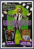 Beetlejuice (Striped Suit) from Cult Classics - Basic Series manufactured by Neca [Back]