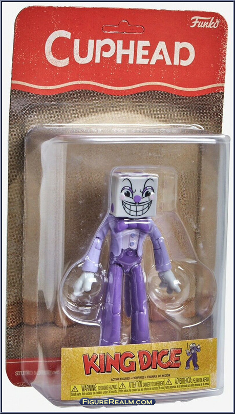 Cuphead Funko Articulated Action Figure King Dice 2018 Loose NO