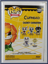 Cagney Carnation from Cuphead - Pop! Vinyl Figures manufactured by Funko [Back]