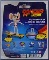 Danger Mouse (Jet Board) from Danger Mouse - Basic Series manufactured by Jazwares [Back]