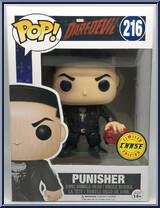 Punisher (Holding Daredevil Mask) from Daredevil - Pop! Vinyl Figures manufactured by Funko [Front]