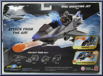 Disc Shooting Jet from Dark Knight - 5" Scale - Vehicles manufactured by Mattel [Back]