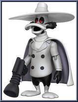 Darkwing Duck (Black & White) (Chase) from Darkwing Duck - Action Figures manufactured by Funko [Loose]