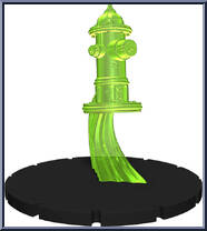 Fire Hydrant (Green) from DC - HeroClix - Batman Team-Up! - Objects manufactured by WizKids [Loose]