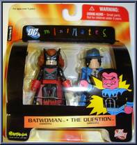 Batwoman (Modern) / Question (Modern) from DC Minimates - Series 8 manufactured by Diamond Select [Front]